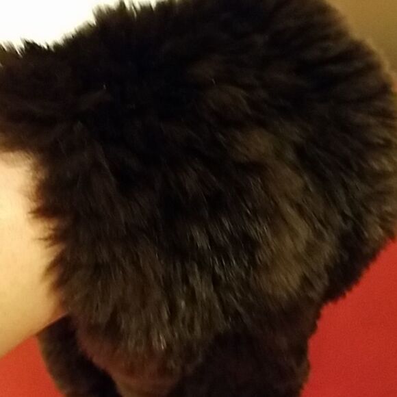 Genuine Fur Womens Neck Scarf - Picture 4 of 5